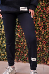 27 inch Regular Fit Contrast Label Joggers